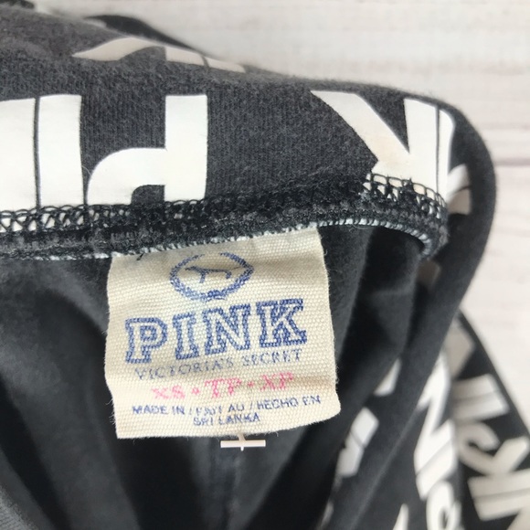 PINK Victoria’s Secret black fold over shorts - Picture 4 of 5